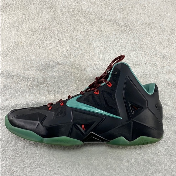 NIKE 616175-004 LEBRON JAMES X1 11 BLACK DIFFUSED - Picture 5 of 8